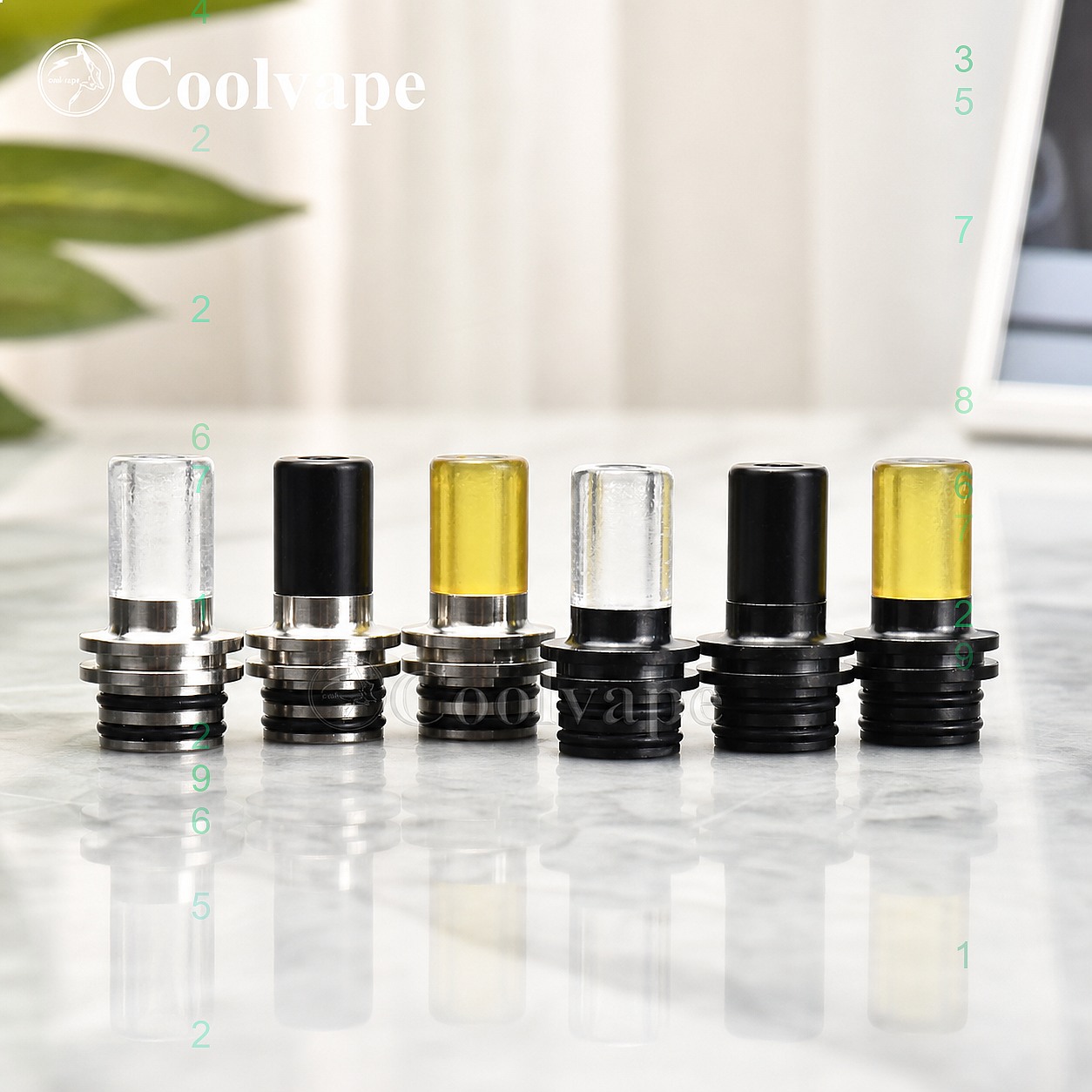 510 MTL Drip Tip Heat Resistan - Vape Accessory 评论和价格