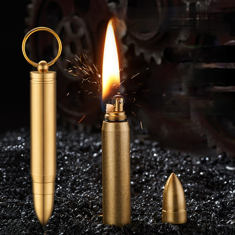 Bullet Shaped Copper Kerosen e - Dry Herb Vaping Accessories 评论和价格