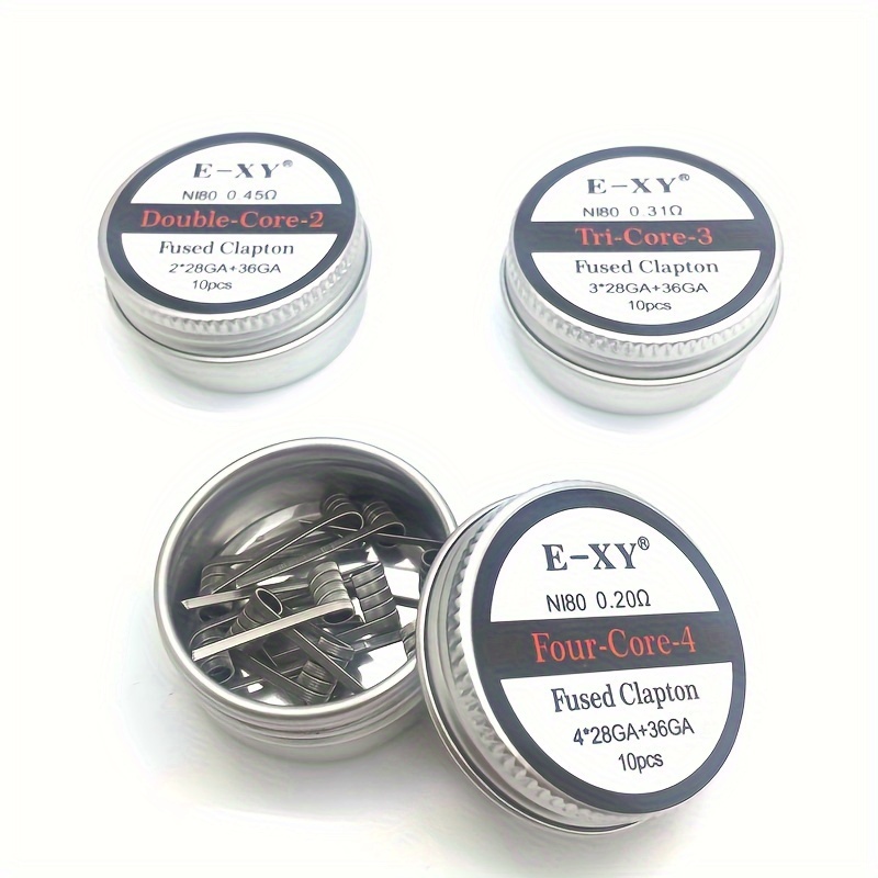 10pcs/box, Nichrome Fused Clap - Coil Building Kit 评论和价格