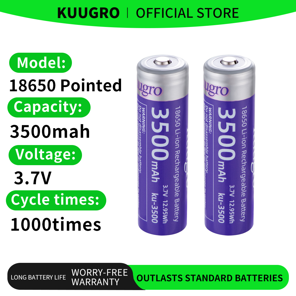 Kuugro Ku-3500 18650 Battery 3 - Vape Battery 18650 评论和价格