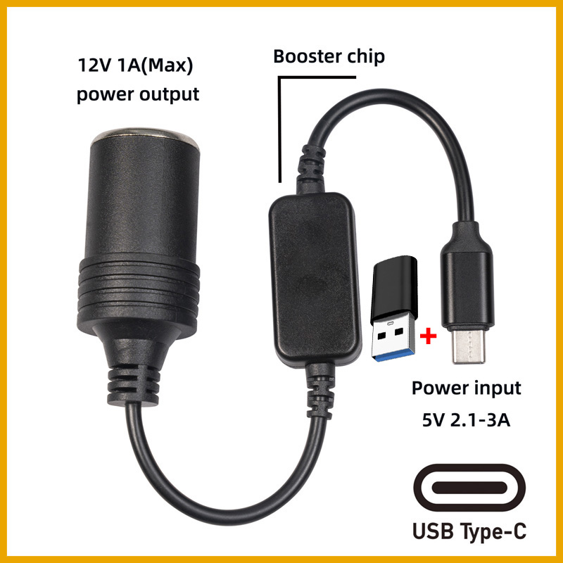 NEW 5V 2A USB To 12V Cigarette - Accessories Experts Vape 评论和价格