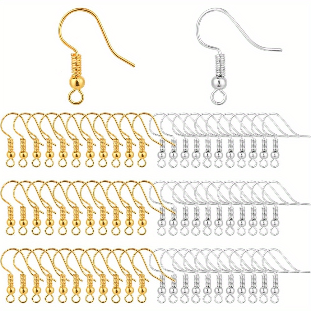 200Pieces Earring Hooks, Fish  - Coil Building Kit 评论和价格